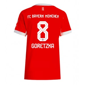Fotbalové Dres Bayern Munich Leon Goretzka #8 Dámské Domácí Oblečení 2025-26 Krátký Rukáv
